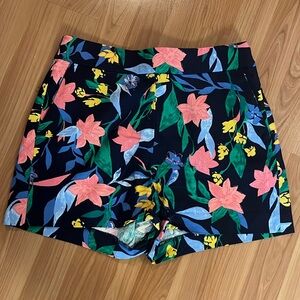 Brand new J Crew floral shorts. Size 6. Cotton.